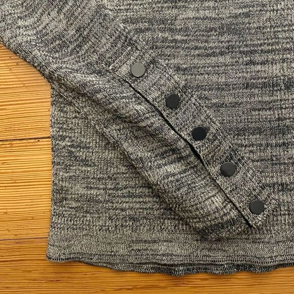 J. Crew ribbed pullover sweater with snap sleeves. Size S. - Picture 6 of 13